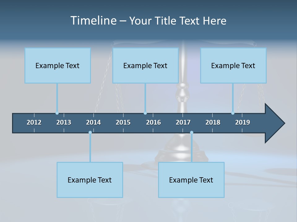 Brass Scale Concept Measurement PowerPoint Template