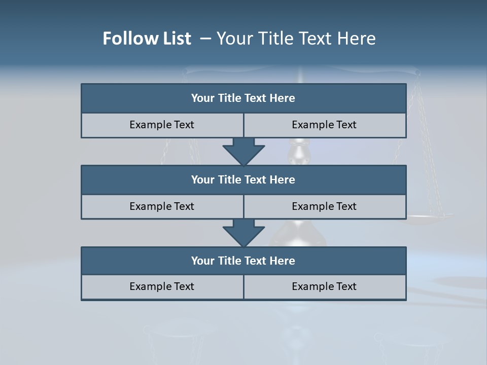 Brass Scale Concept Measurement PowerPoint Template