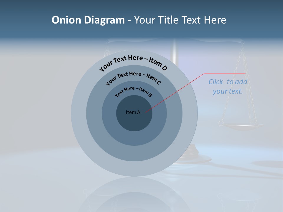 Brass Scale Concept Measurement PowerPoint Template
