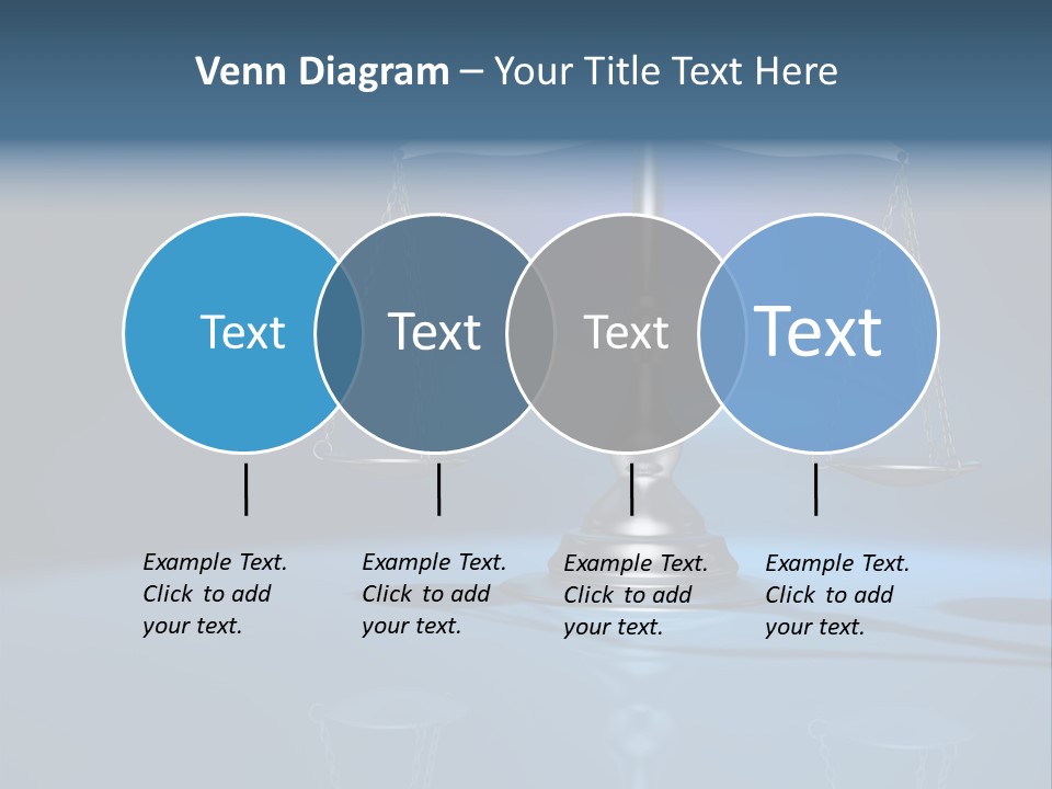 Brass Scale Concept Measurement PowerPoint Template