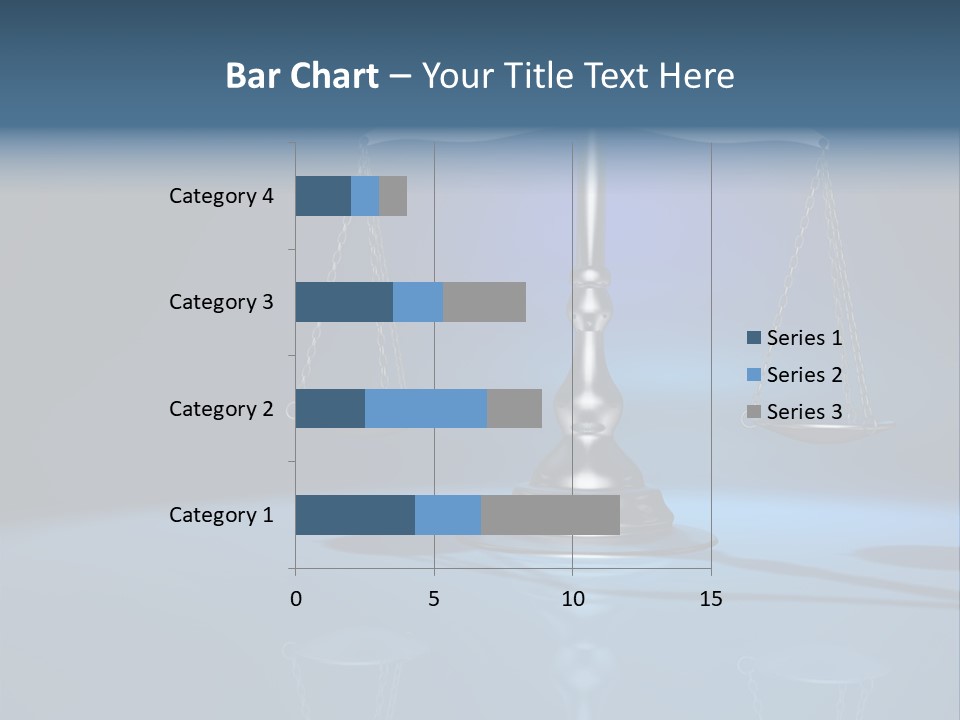 Brass Scale Concept Measurement PowerPoint Template
