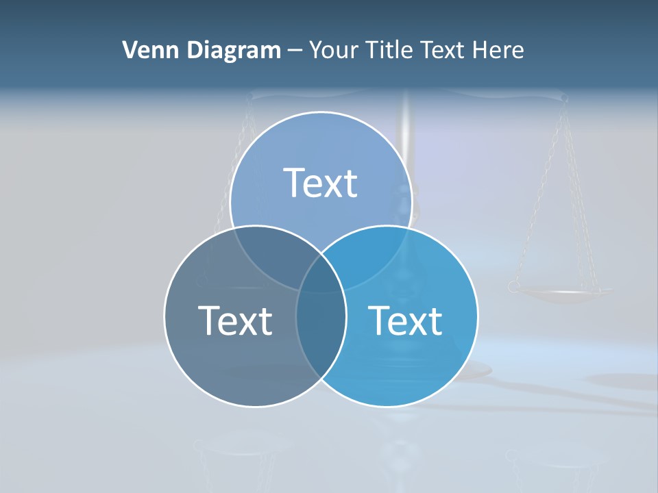 Brass Scale Concept Measurement PowerPoint Template