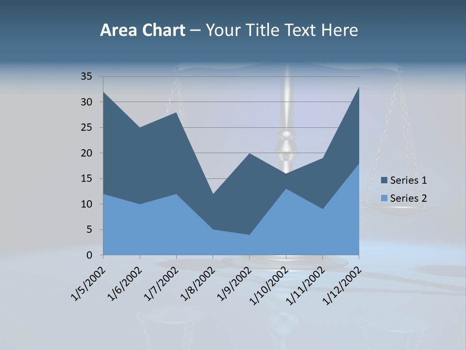 Brass Scale Concept Measurement PowerPoint Template