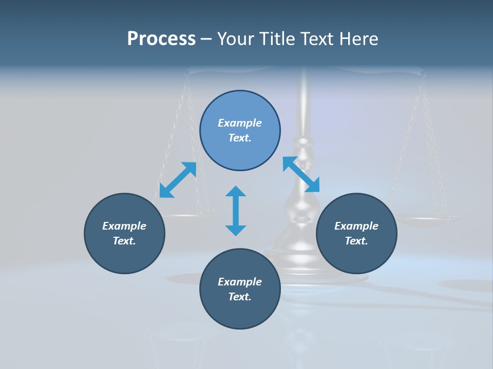 Brass Scale Concept Measurement PowerPoint Template