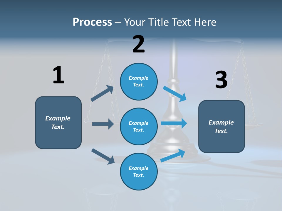 Brass Scale Concept Measurement PowerPoint Template
