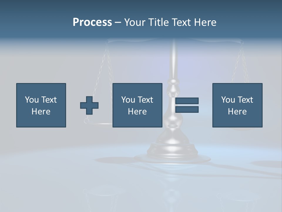 Brass Scale Concept Measurement PowerPoint Template