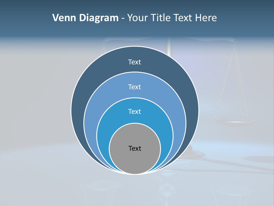 Brass Scale Concept Measurement PowerPoint Template