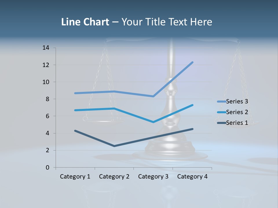 Brass Scale Concept Measurement PowerPoint Template