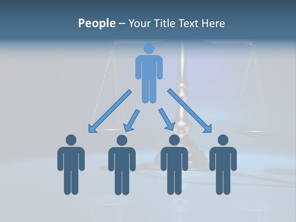 Brass Scale Concept Measurement PowerPoint Template