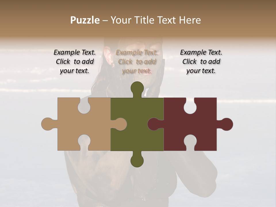 Horizontal Treatment Beauty PowerPoint Template