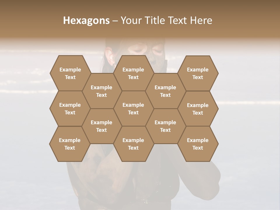 Horizontal Treatment Beauty PowerPoint Template