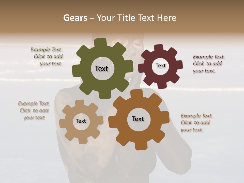 Horizontal Treatment Beauty PowerPoint Template