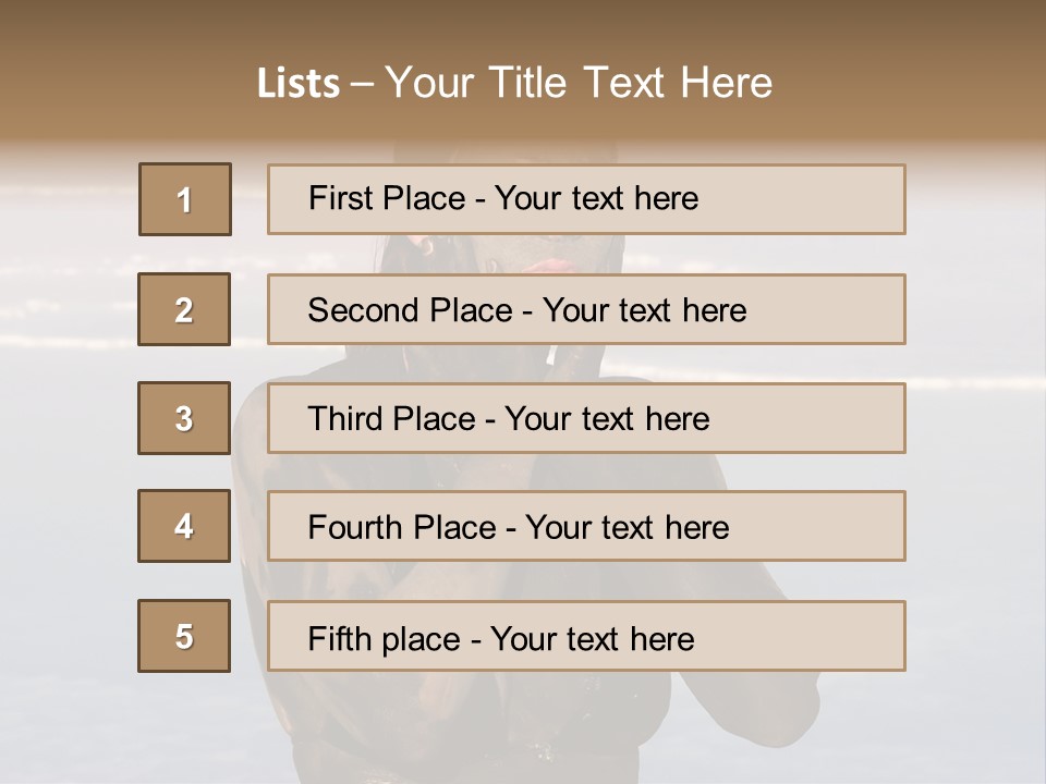 Horizontal Treatment Beauty PowerPoint Template