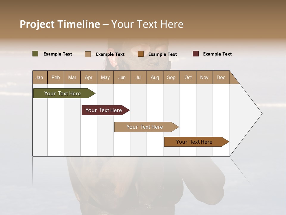 Horizontal Treatment Beauty PowerPoint Template