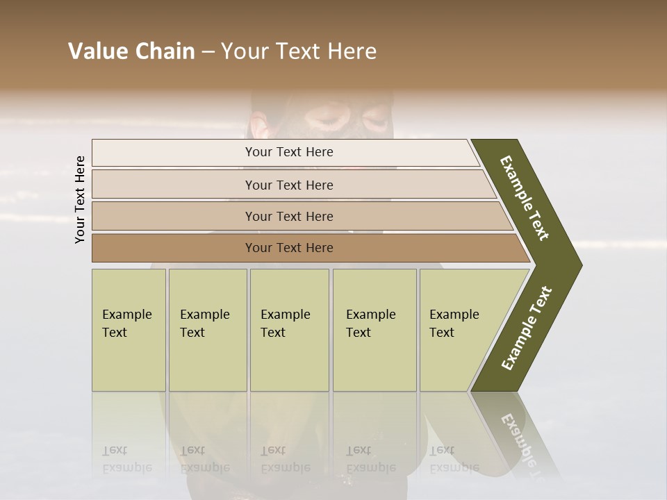 Horizontal Treatment Beauty PowerPoint Template