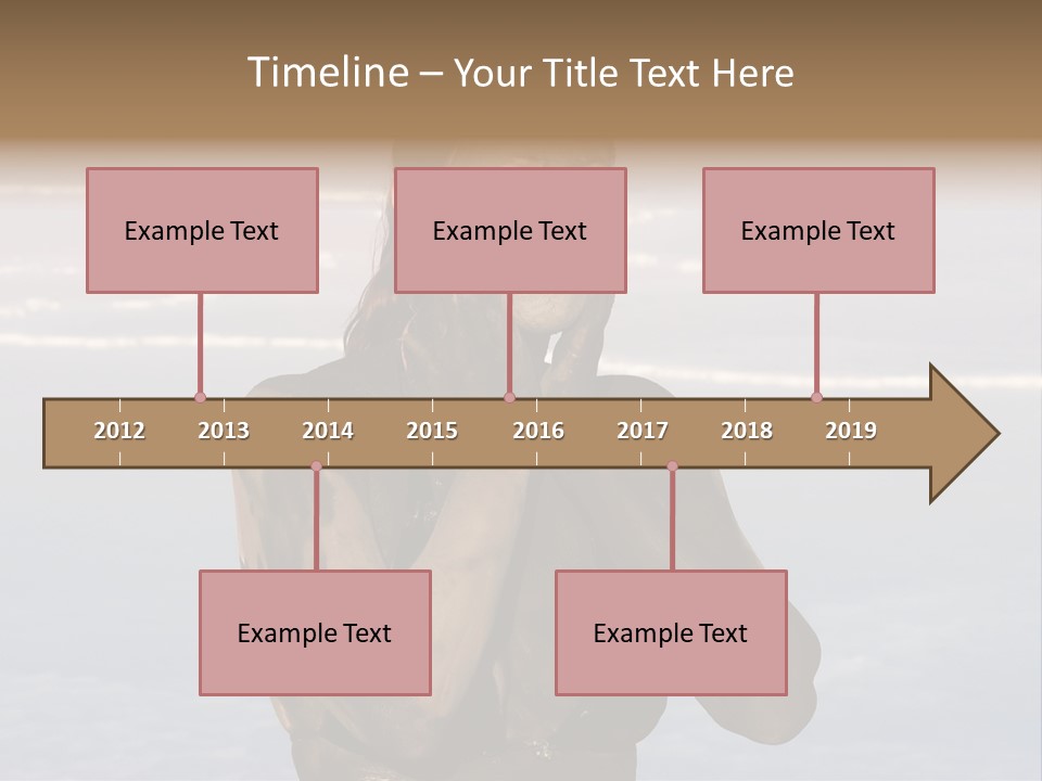 Horizontal Treatment Beauty PowerPoint Template