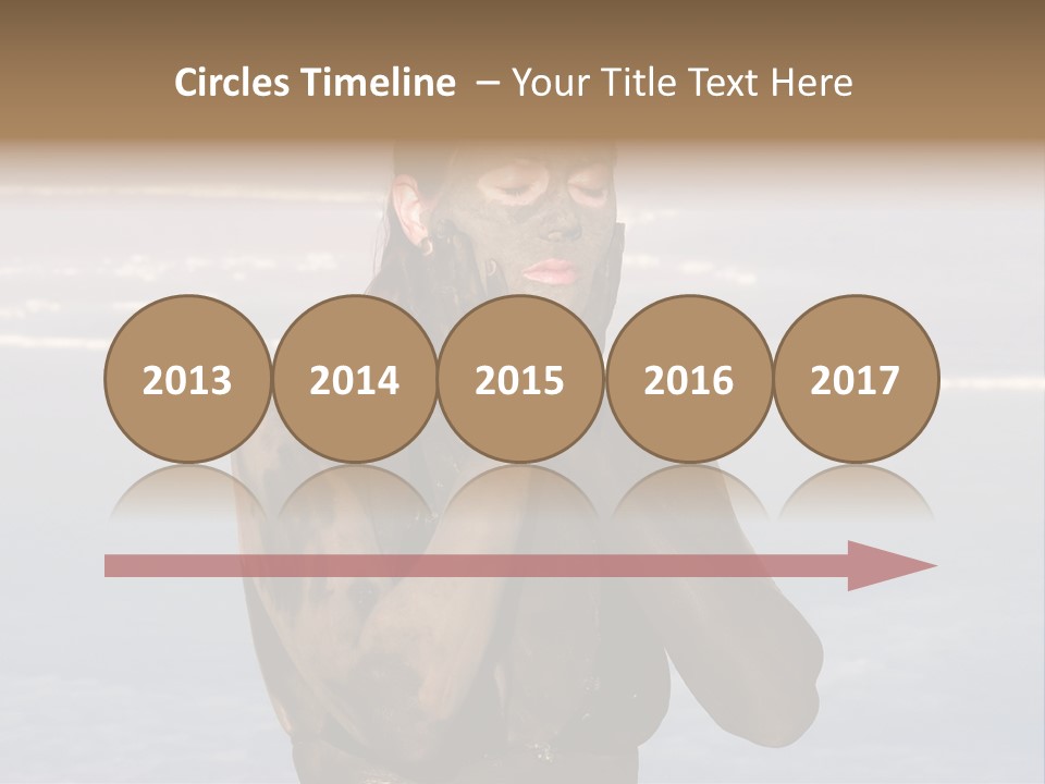 Horizontal Treatment Beauty PowerPoint Template