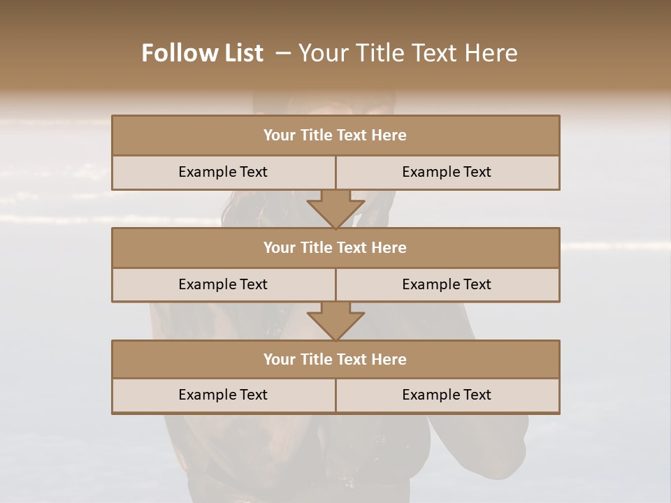 Horizontal Treatment Beauty PowerPoint Template