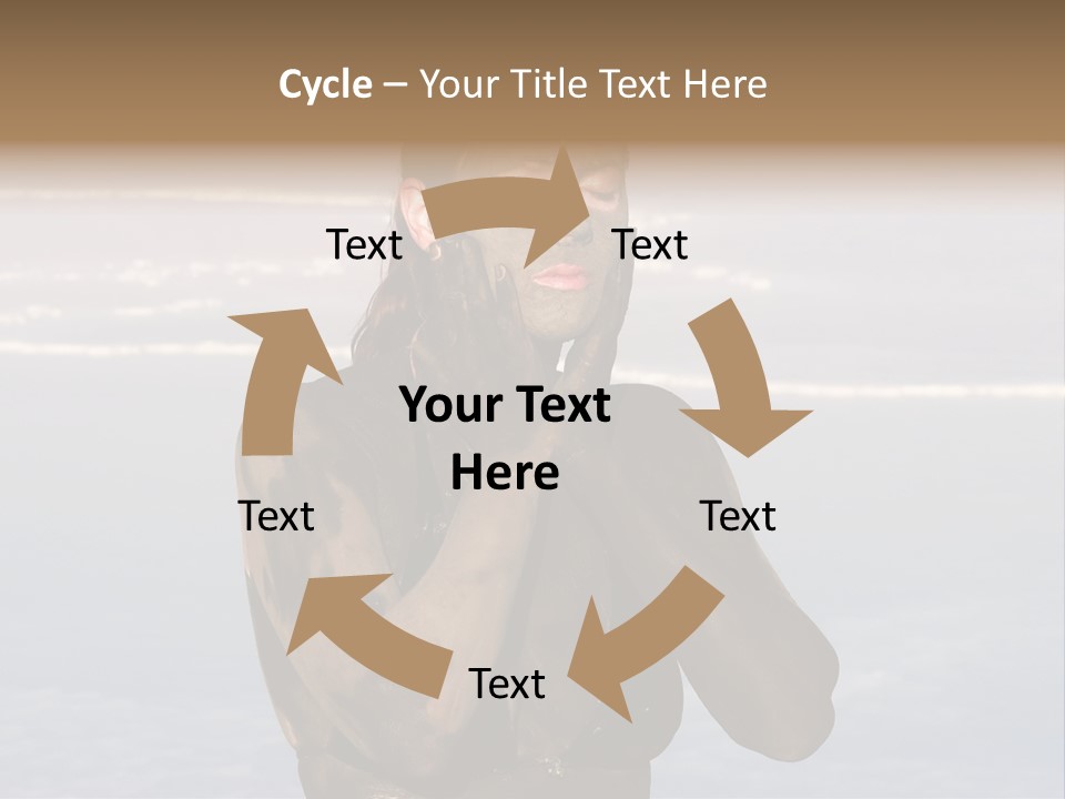 Horizontal Treatment Beauty PowerPoint Template