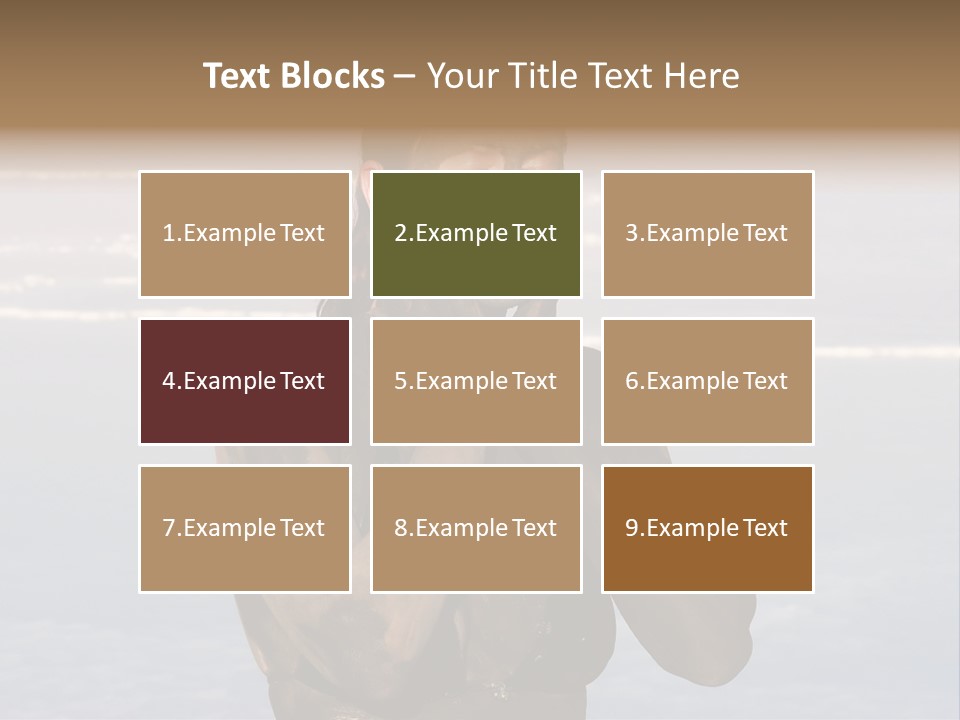 Horizontal Treatment Beauty PowerPoint Template