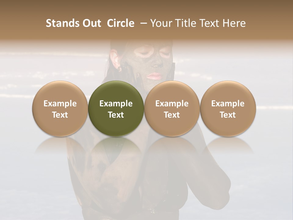 Horizontal Treatment Beauty PowerPoint Template