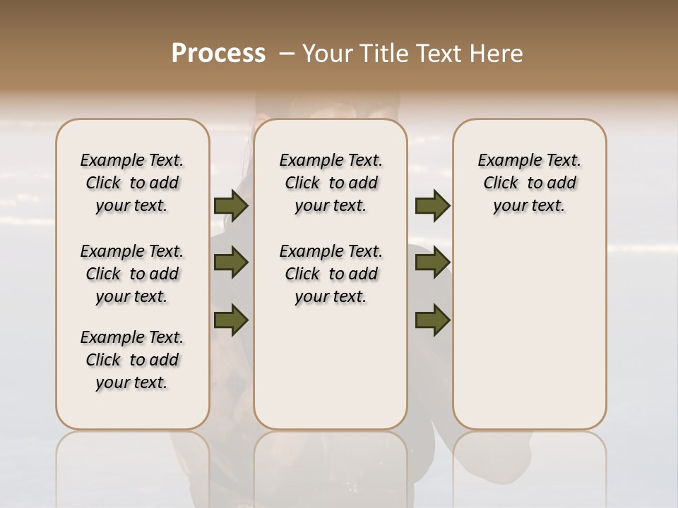 Horizontal Treatment Beauty PowerPoint Template