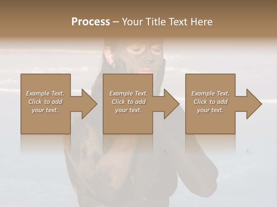 Horizontal Treatment Beauty PowerPoint Template