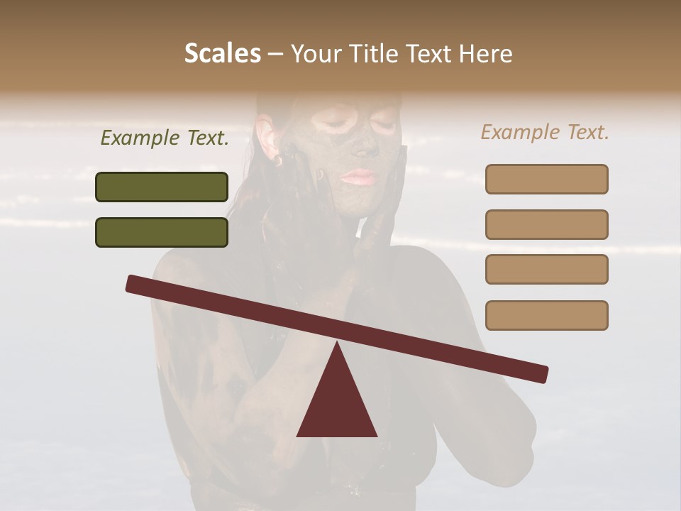Horizontal Treatment Beauty PowerPoint Template