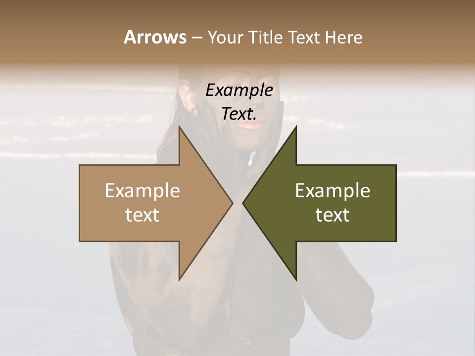 Horizontal Treatment Beauty PowerPoint Template