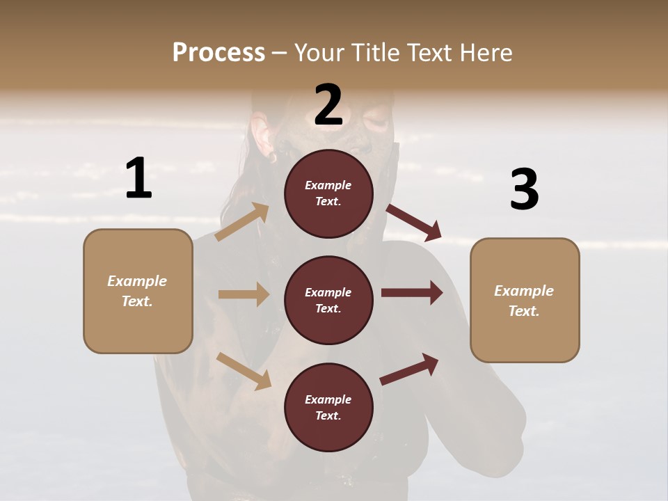 Horizontal Treatment Beauty PowerPoint Template