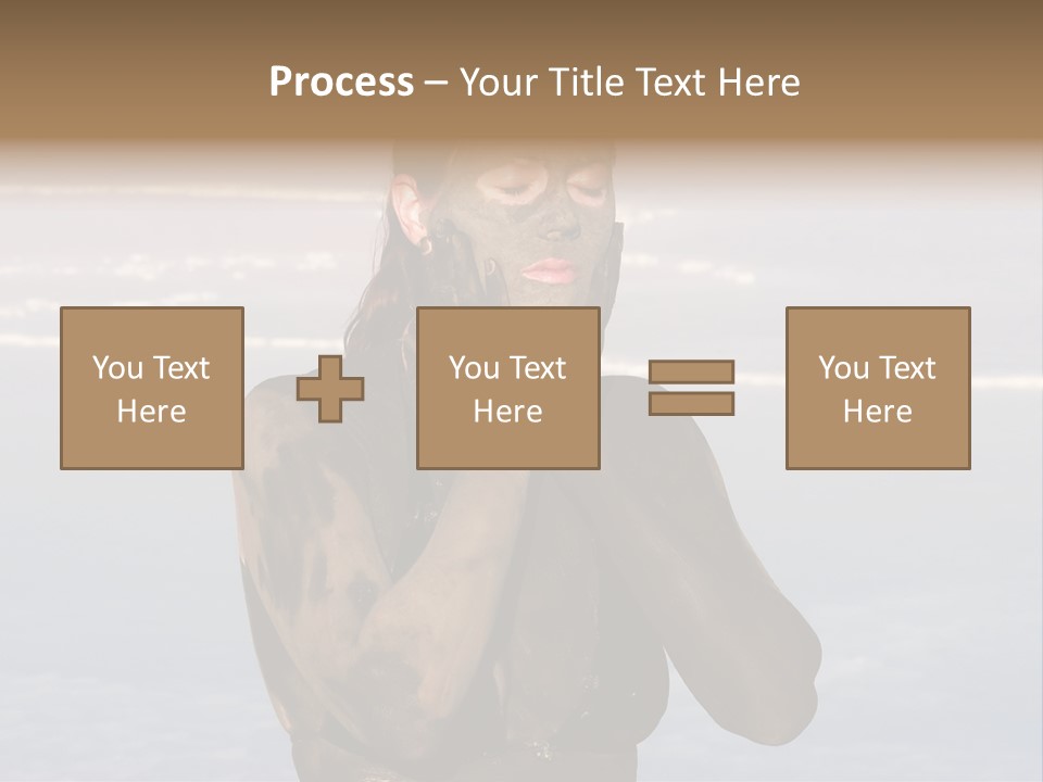 Horizontal Treatment Beauty PowerPoint Template