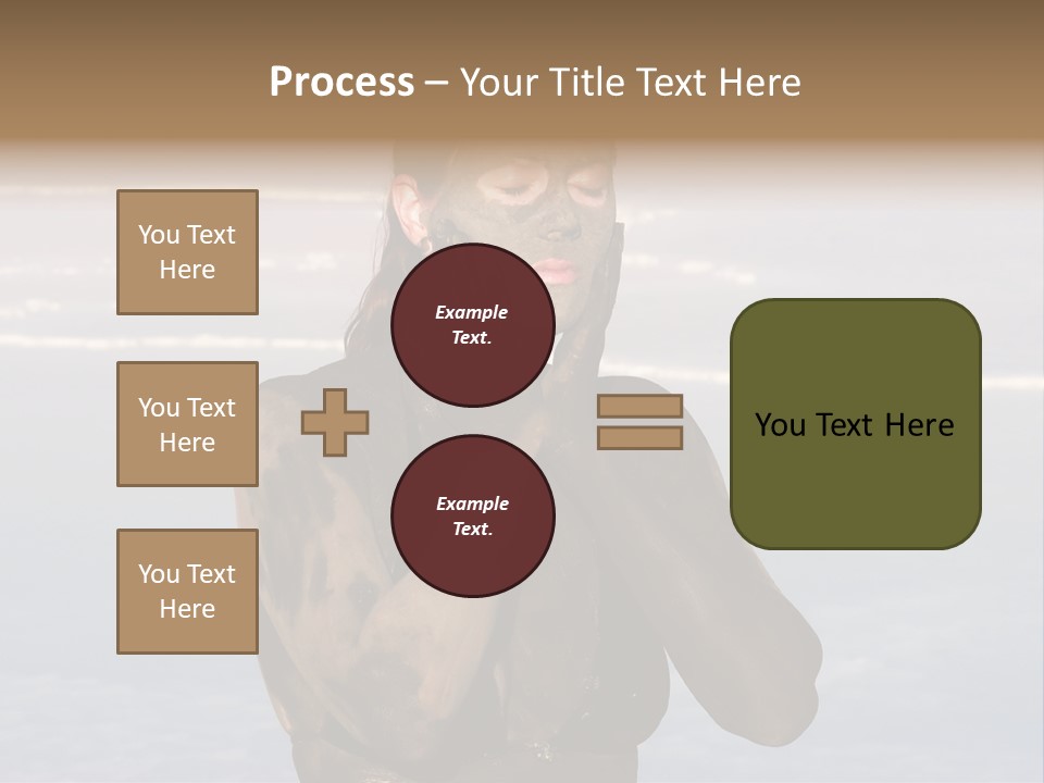 Horizontal Treatment Beauty PowerPoint Template