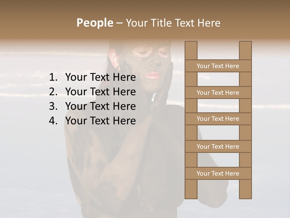 Horizontal Treatment Beauty PowerPoint Template