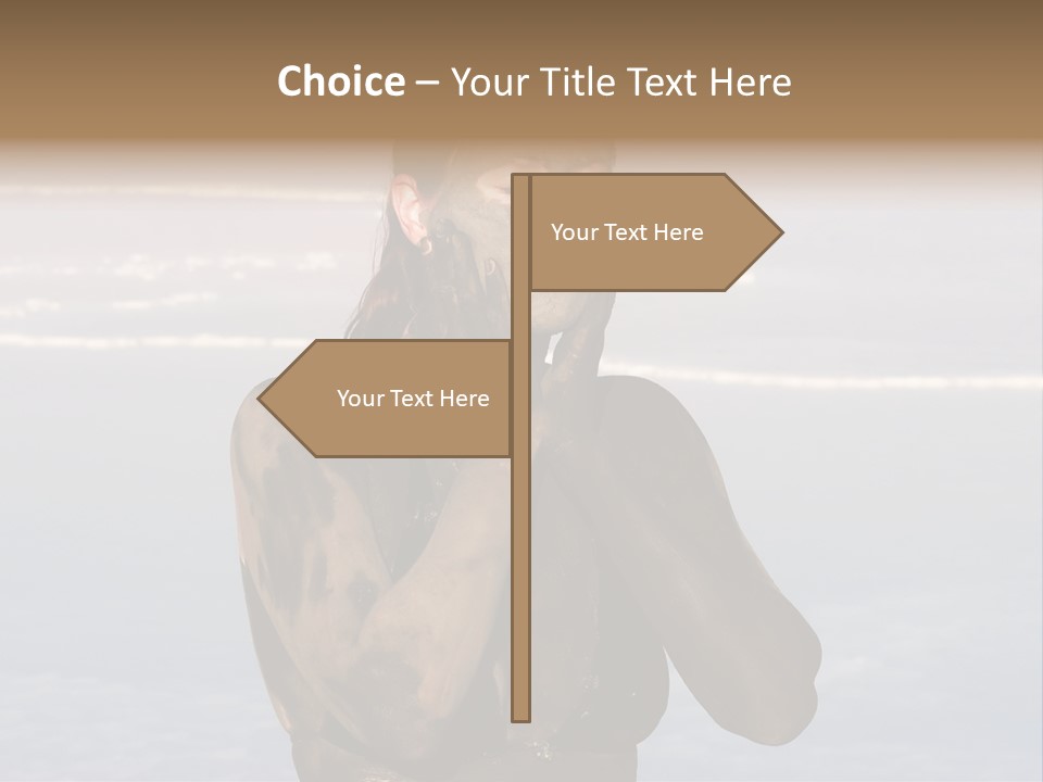 Horizontal Treatment Beauty PowerPoint Template