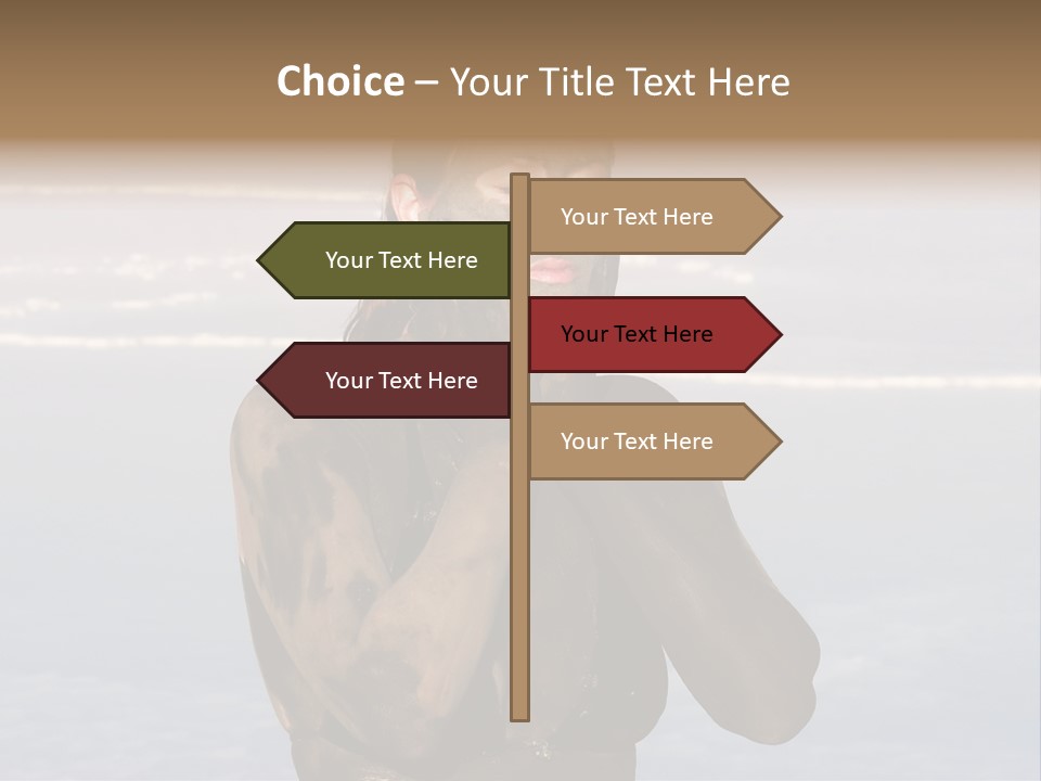Horizontal Treatment Beauty PowerPoint Template
