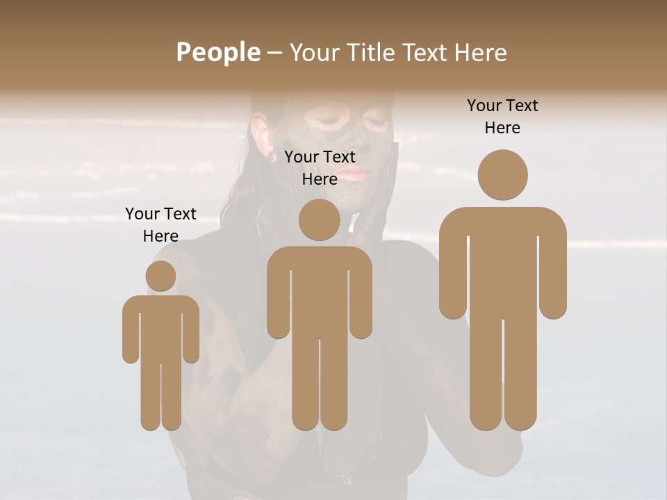 Horizontal Treatment Beauty PowerPoint Template