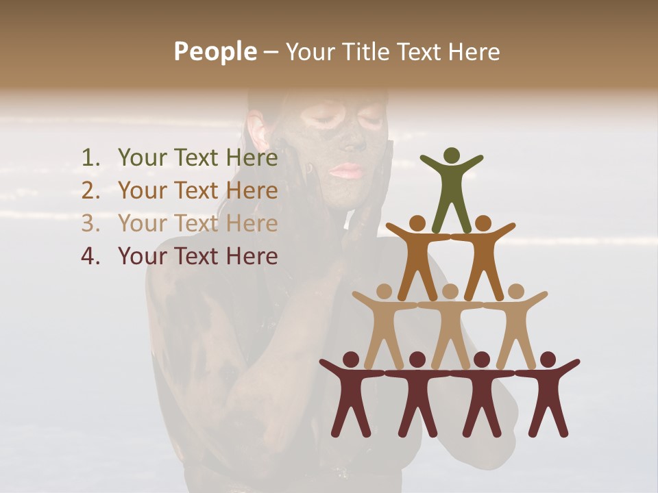 Horizontal Treatment Beauty PowerPoint Template