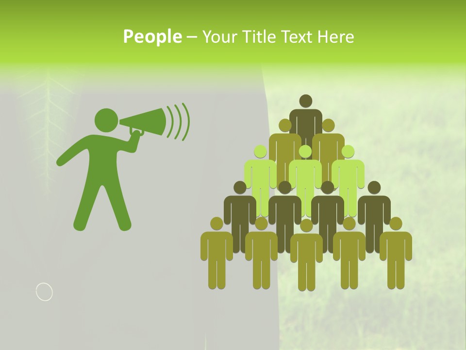 Weather Worker Tree PowerPoint Template