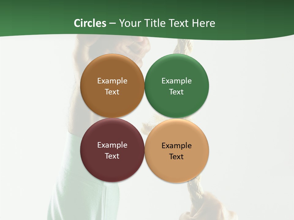 Risk Persistence Hand PowerPoint Template