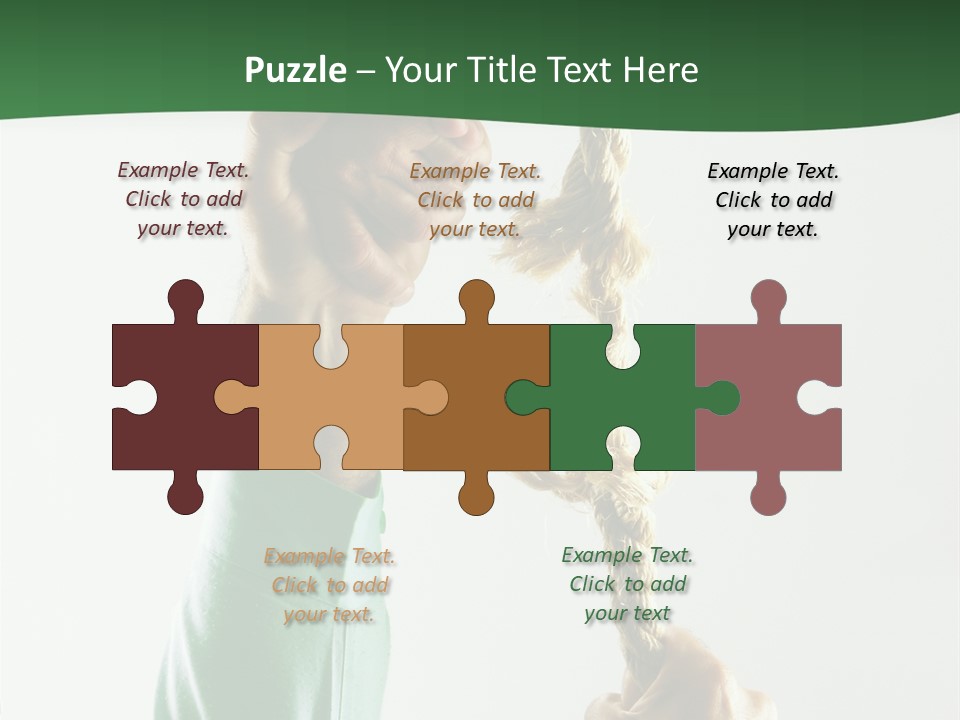 Risk Persistence Hand PowerPoint Template