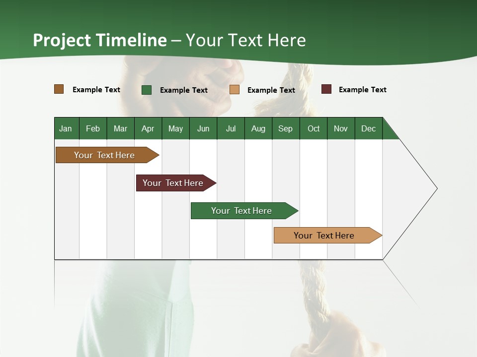 Risk Persistence Hand PowerPoint Template