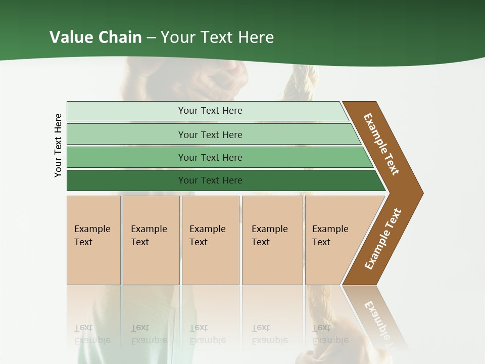 Risk Persistence Hand PowerPoint Template