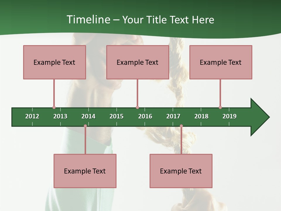 Risk Persistence Hand PowerPoint Template