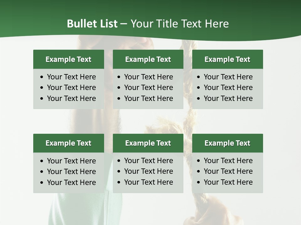 Risk Persistence Hand PowerPoint Template