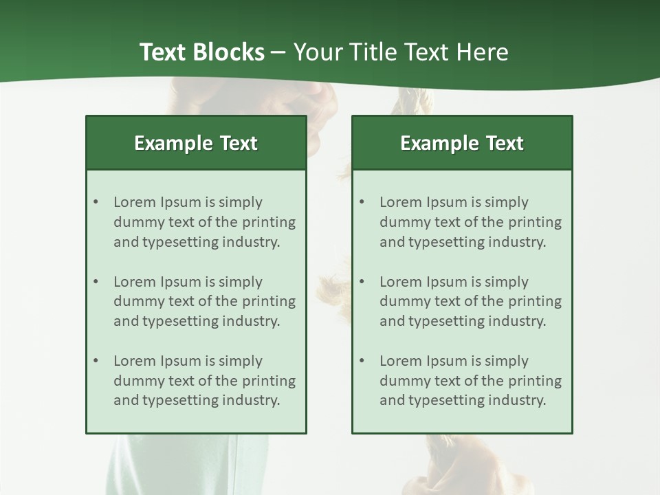 Risk Persistence Hand PowerPoint Template