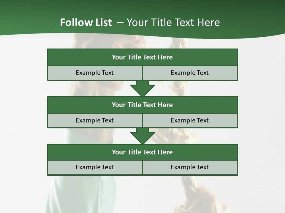 Risk Persistence Hand PowerPoint Template