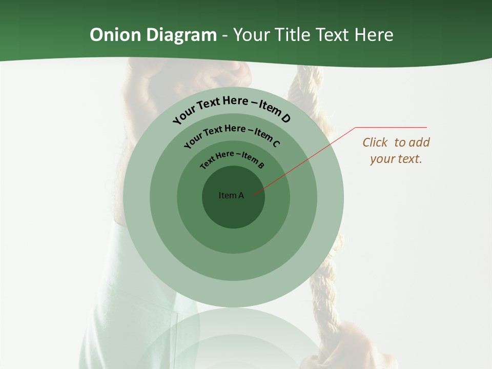 Risk Persistence Hand PowerPoint Template