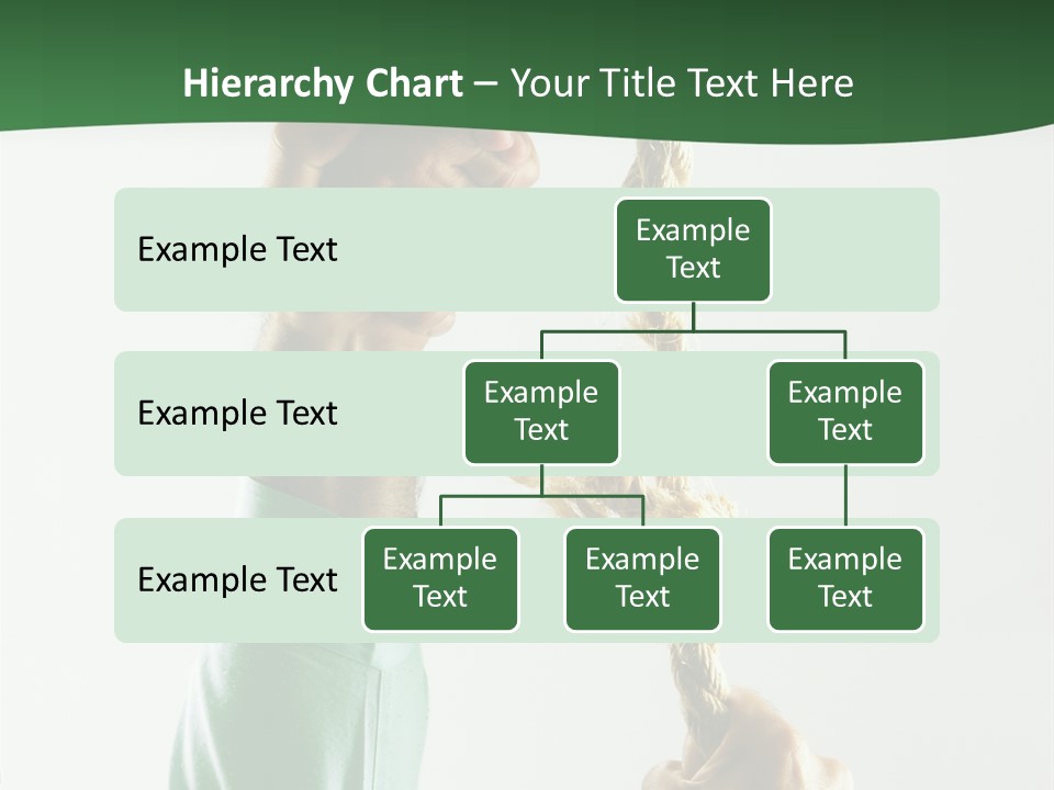 Risk Persistence Hand PowerPoint Template