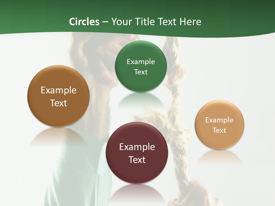 Risk Persistence Hand PowerPoint Template