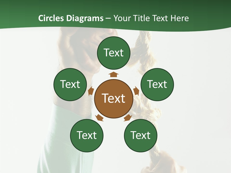 Risk Persistence Hand PowerPoint Template